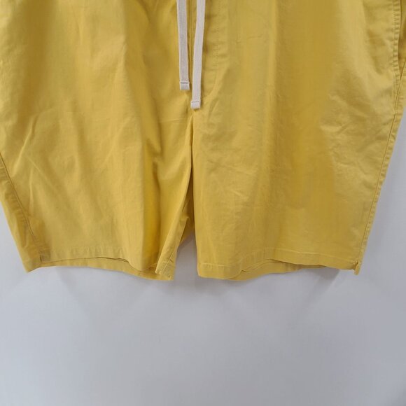 NWT Goodfellow & Co Everyday Shorts 7' inseam elasticwaist Yellow Men's Size XXL - Picture 2 of 7